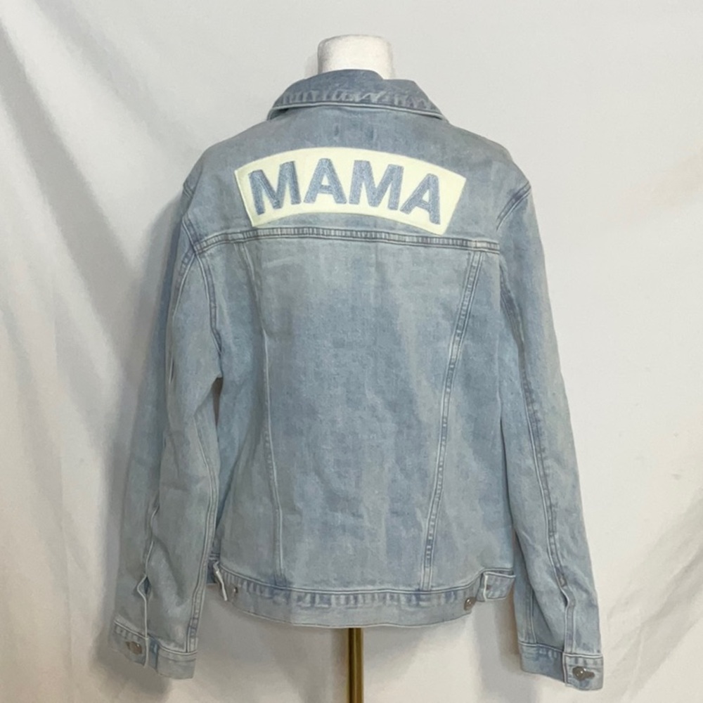 Ingrid & Isabel The Mama Light Blue Denim Jacket  NWT